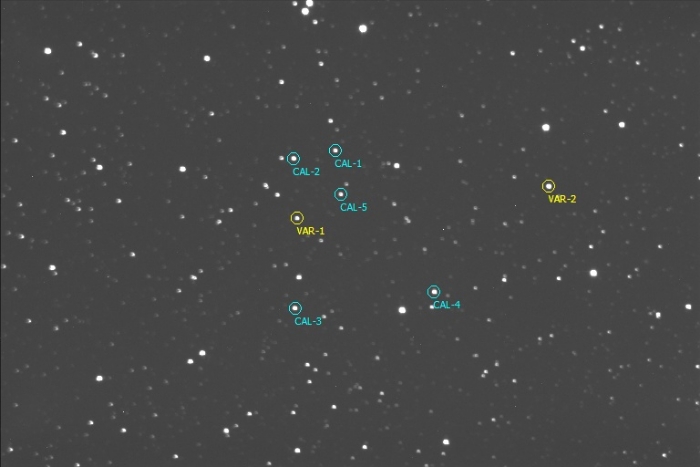 Mapka - V0659 Ara, JD 2456436.50487