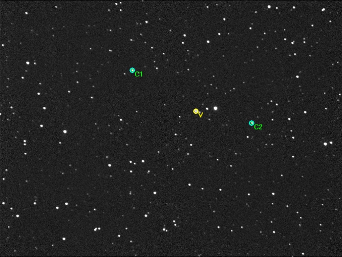 Mapka - V0808 Cep, JD 2456529.41463