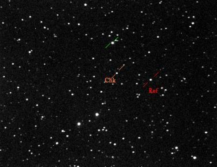 Mapka - V0523 Cas, JD 2456539.36972