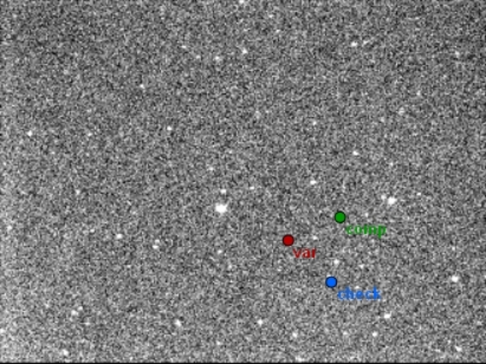 Mapka - V0546 And, JD 2456583.35198
