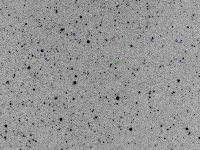 Mapka - V2197 Cyg, JD 2456878.41520
