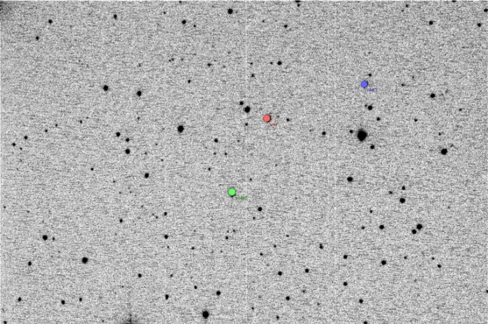 Mapka - OT UMa, JD 2457388.45171