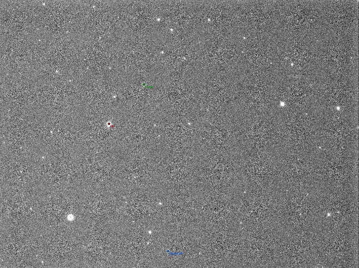 Mapka - YY CrB, JD 2457823.51937