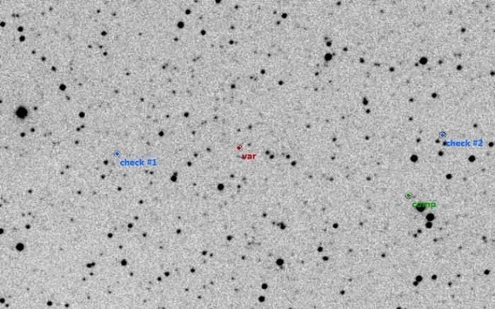 Mapka - NSVS 6195117, JD 2457776.21259