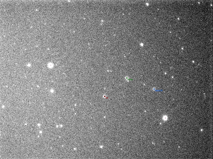 Mapka - V0829 Her, JD 2457825.52459