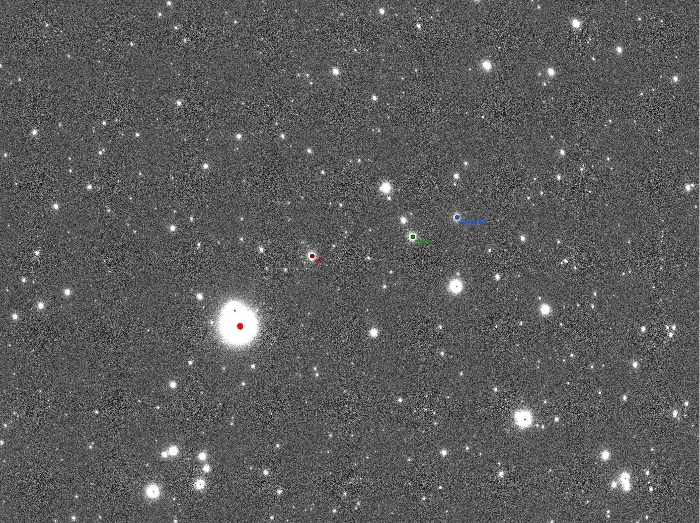 Mapka - RZ Dra, JD 2457845.47269