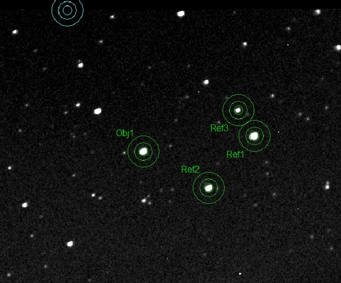 Mapka - AH Tau, JD 2457777.24414