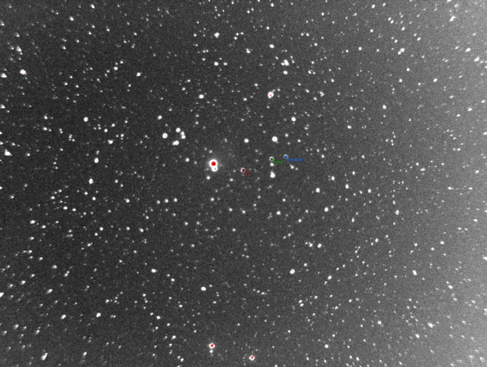 Mapka - RZ Dra, JD 2458230.36030