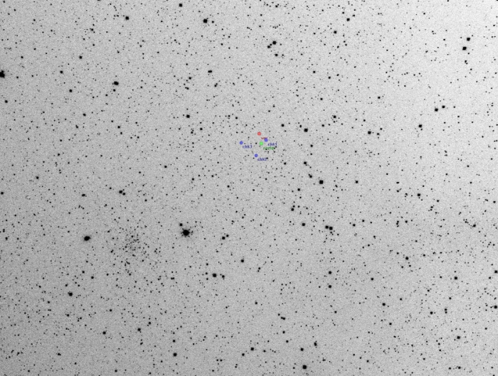 Mapka - V0960 Cep, JD 2458330.37523