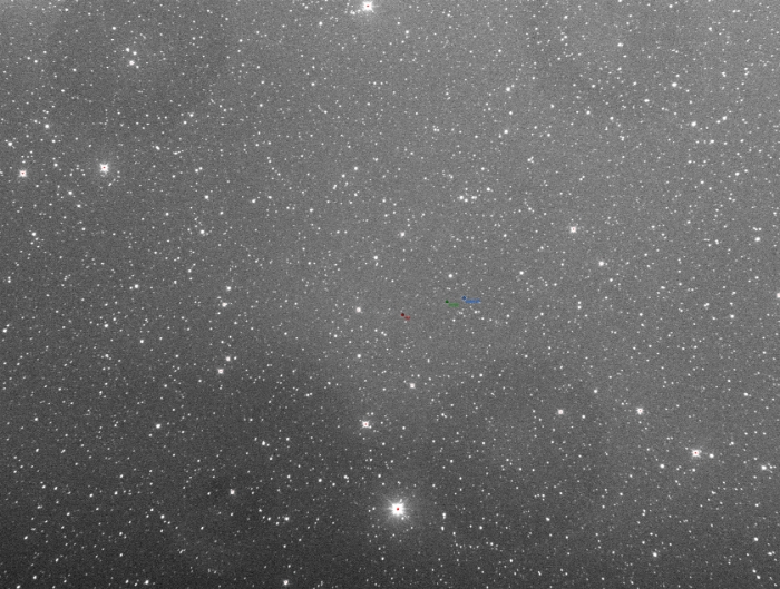 Mapka - V0445 Cas, JD 2458359.29295