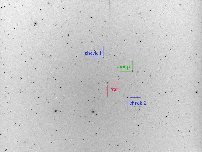 Mapka - V0372 Dra, JD 2458440.22990