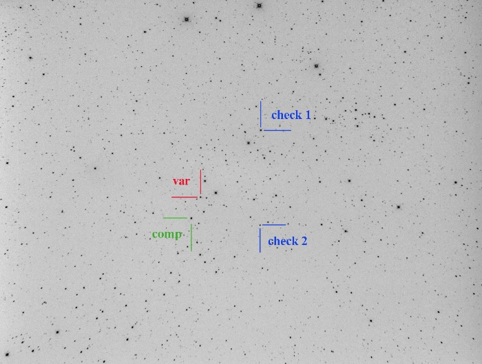 Mapka - V1239 Tau, JD 2458513.28219