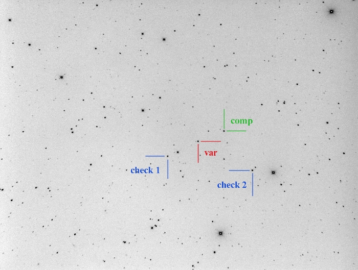 Mapka - QT UMa, JD 2458527.22869