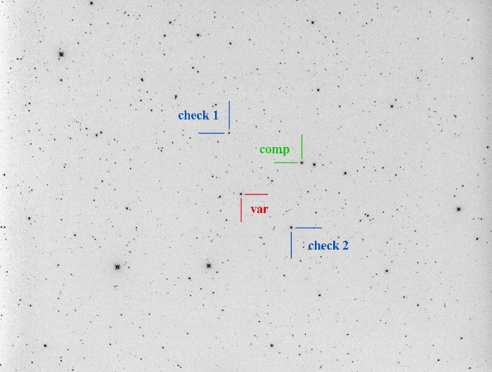 Mapka - V0372 Dra, JD 2458712.32682