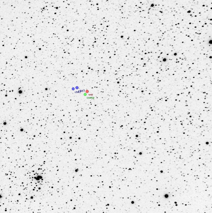 Mapka - V2240 Cyg, JD 2458806.22173