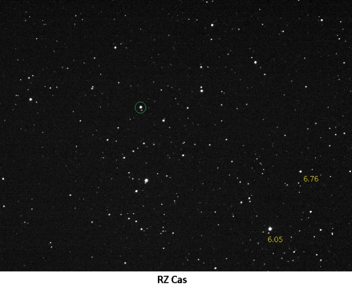 Mapka - RZ Cas, JD 2458924.31912