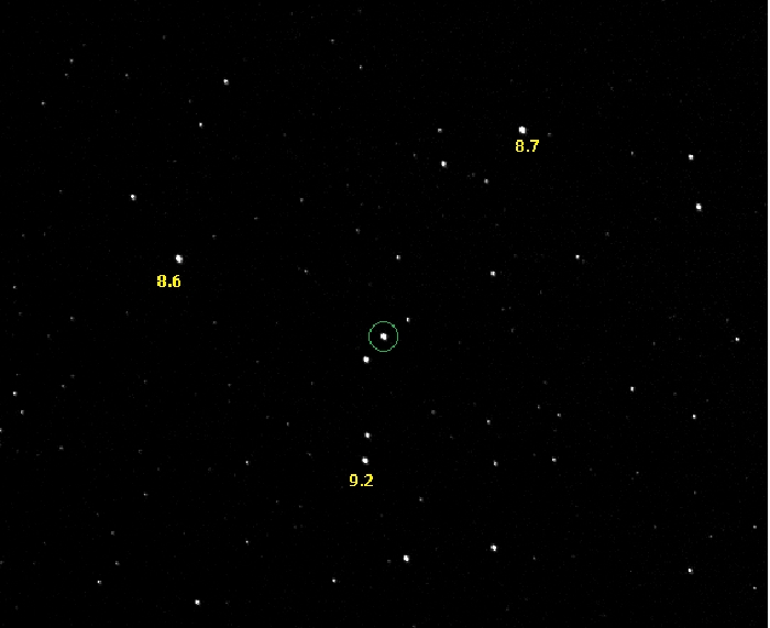 Mapka - TV UMi, JD 2458922.25711