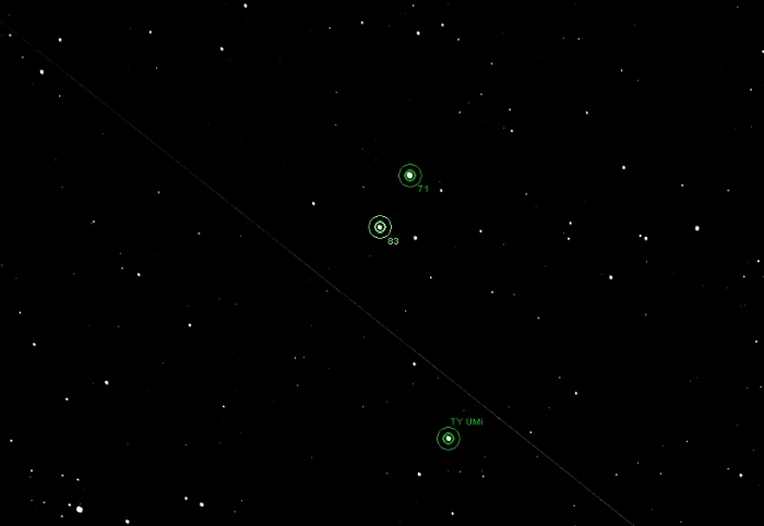 Mapka - TY UMi, JD 2458932.27394