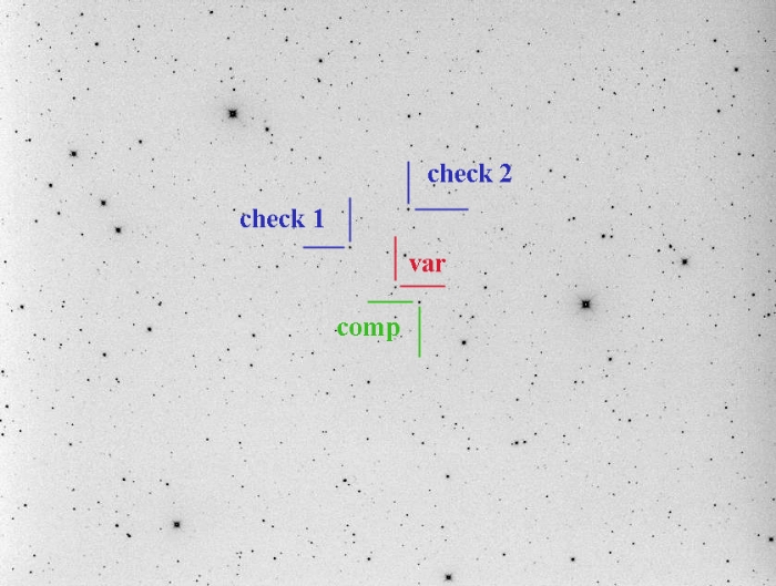Mapka - OT UMa, JD 2458933.26715