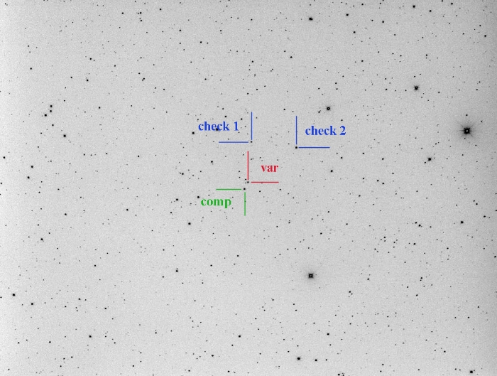Mapka - HN Cnc, JD 2458939.28360