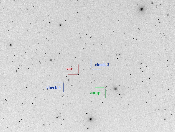 Mapka - QT UMa, JD 2458951.29197