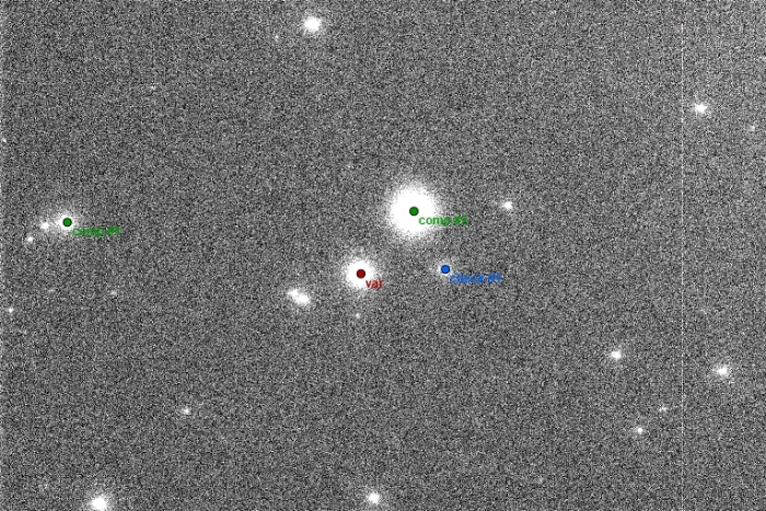 Mapka - HH UMa, JD 2458942.33711