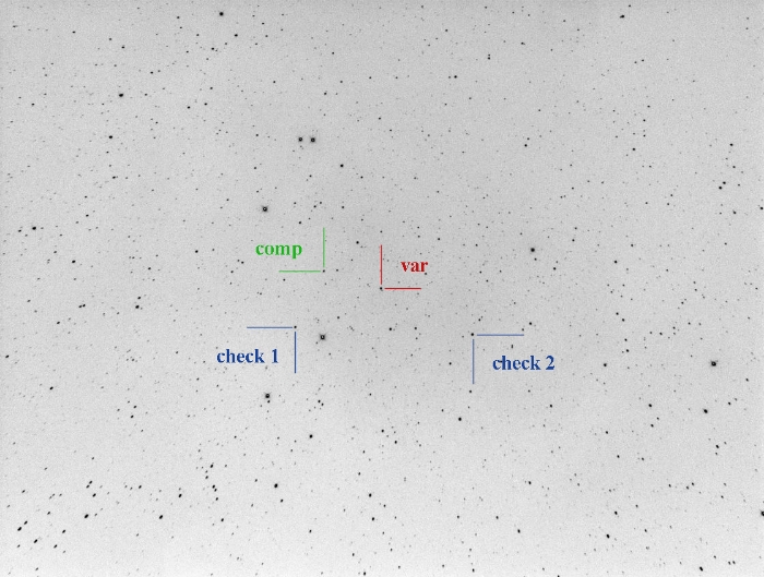 Mapka - V0541 Cas, JD 2459035.37777