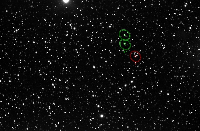 Mapka - V0523 Cas, JD 2459100.44908