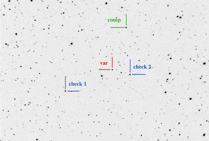 Mapka - V0546 And, JD 2459161.21568