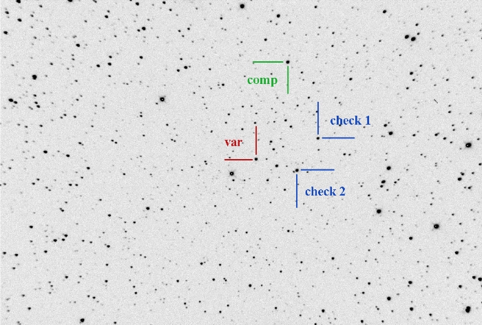 Mapka - V0546 And, JD 2459161.21620