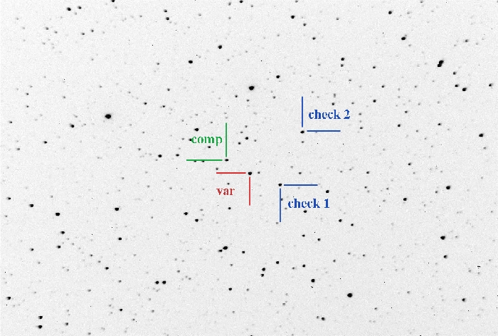 Mapka - V0563 Lyr, JD 2459370.37531