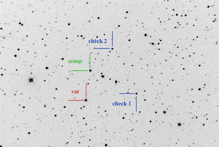 Mapka - V0338 Her, JD 2459374.37659