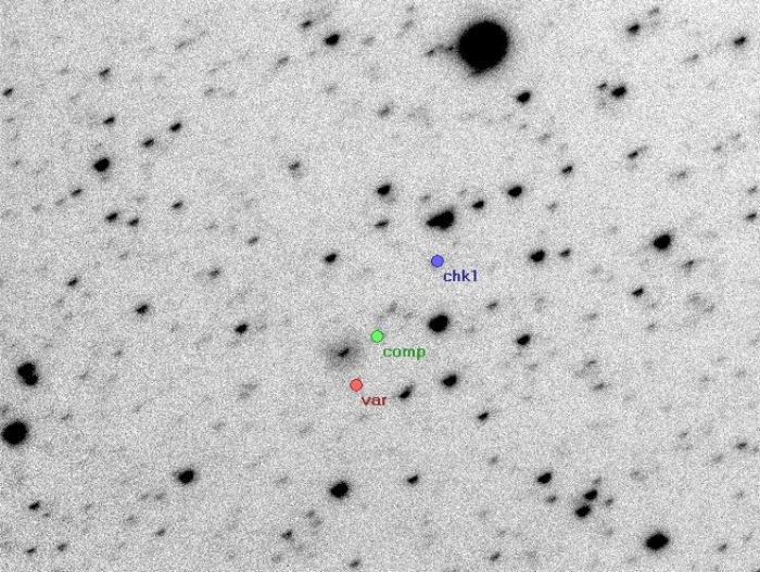 Mapka - AF Gem, JD 2455959.25756