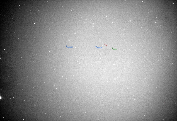 Mapka - NN Dra, JD 2459657.37721