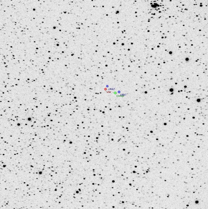 Mapka - V2240 Cyg, JD 2459794.30942