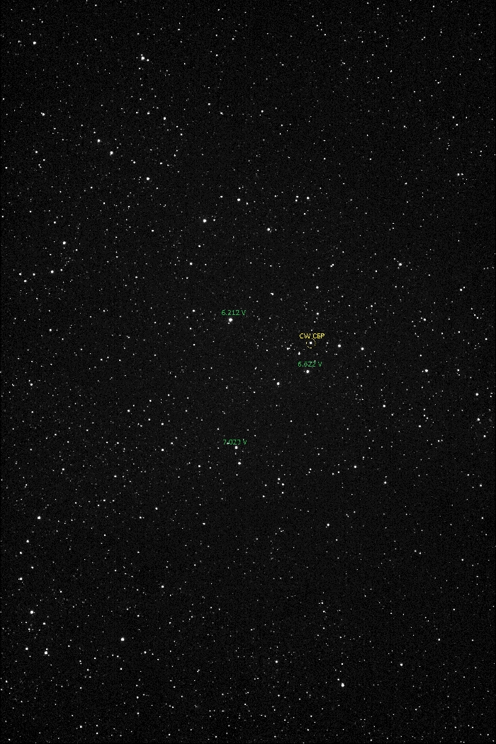 Mapka - CW Cep, JD 2459990.21374