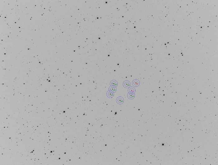 Mapka - GJ 3236, JD 2460219.23762