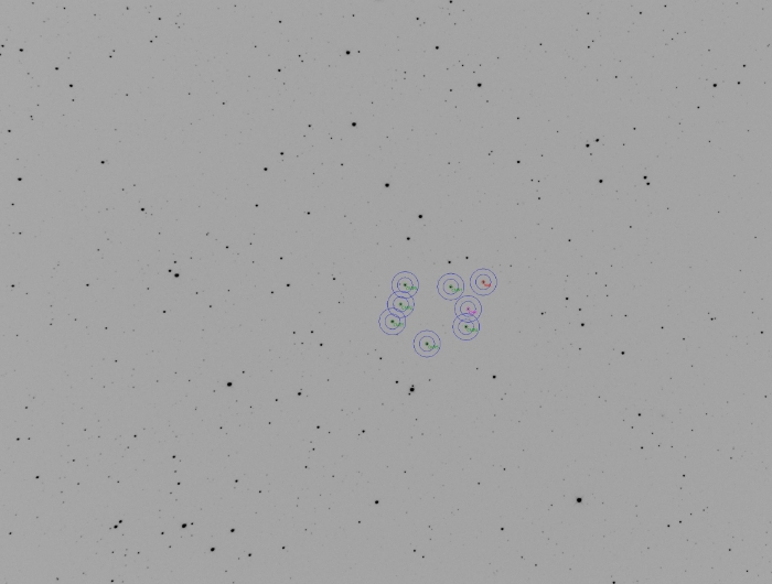 Mapka - GJ 3236, JD 2460220.23986