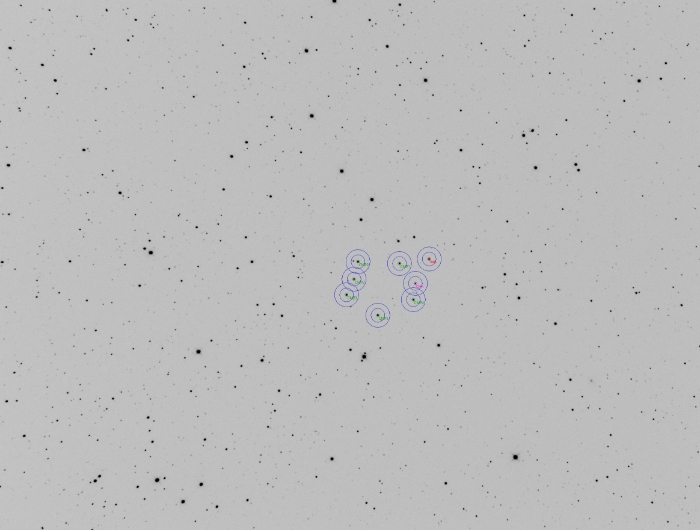 Mapka - GJ 3236, JD 2460229.23021