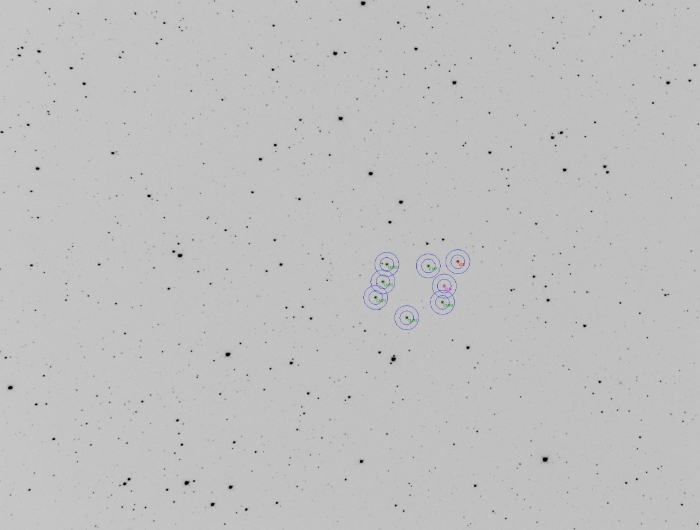Mapka - GJ 3236, JD 2460234.22502