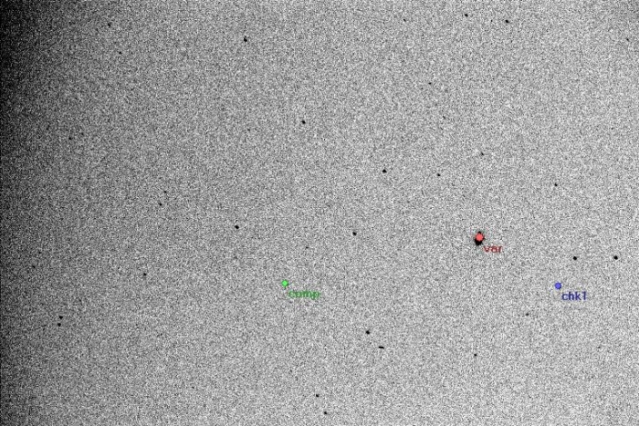 Mapka - BW Dra, JD 2455960.50103