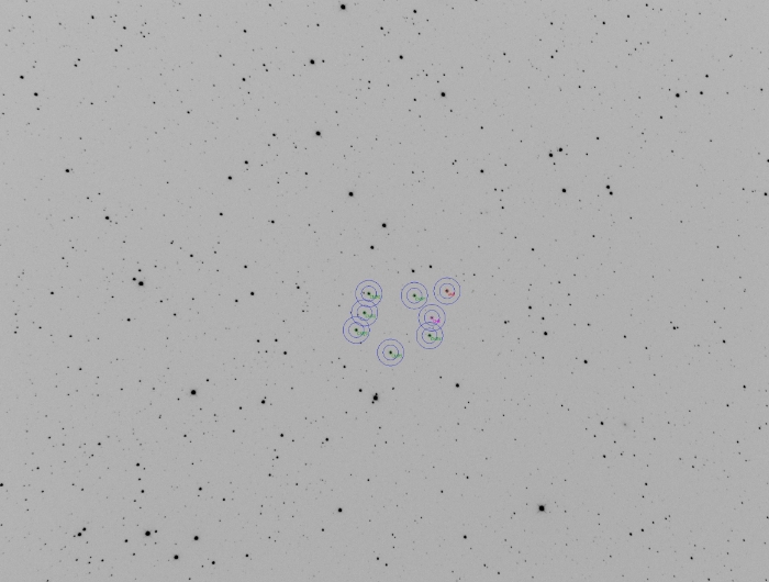 Mapka - GJ 3236, JD 2460309.18330