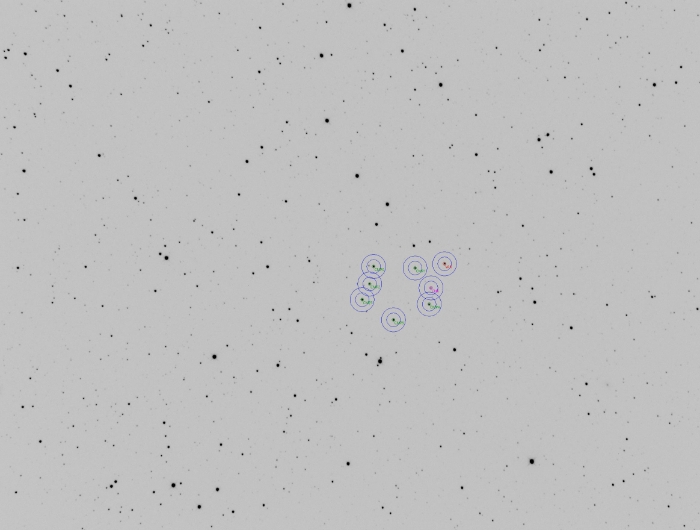 Mapka - GJ 3236, JD 2460337.21430