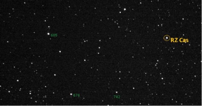 Mapka - RZ Cas, JD 2460390.26942