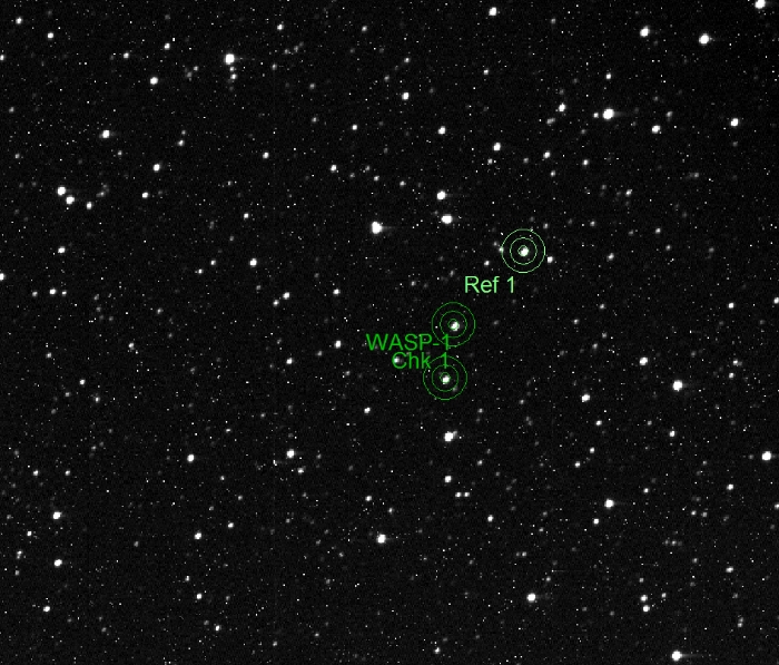 Mapka - WASP-1, JD 2456263.54034