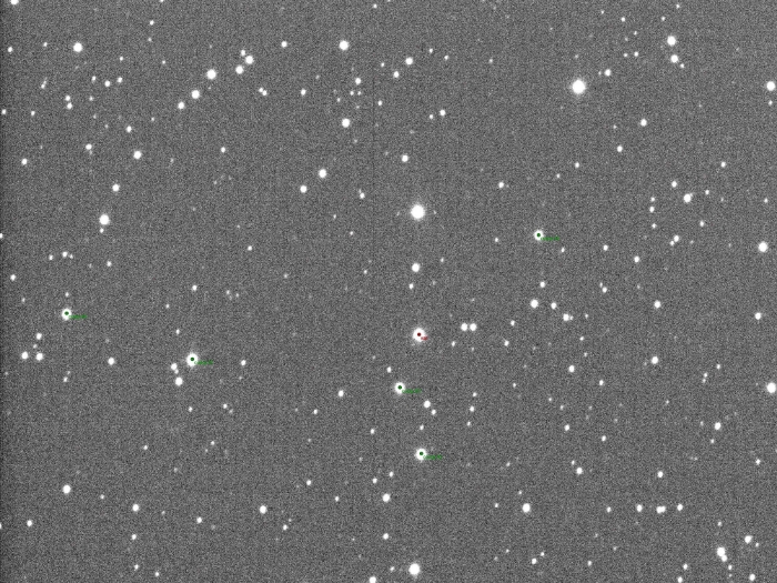 Mapka - TOI-2154, JD 2460670.49518
