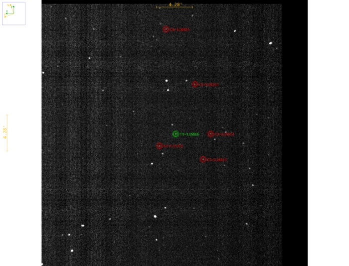 Mapka - TOI 2729.01, JD 2460672.50323