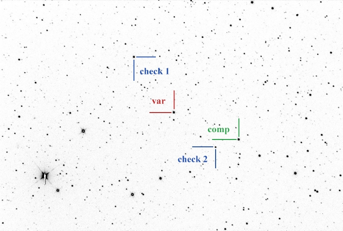 Mapka - TZ Lyr, JD 2460547.35534