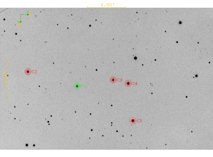Mapka - TOI-3910, JD 2460486.39044