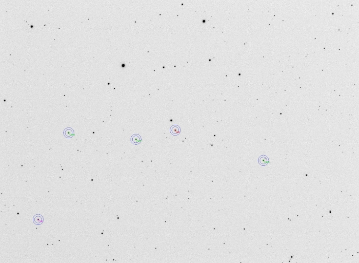 Mapka - V0485 Dra, JD 2460711.44840
